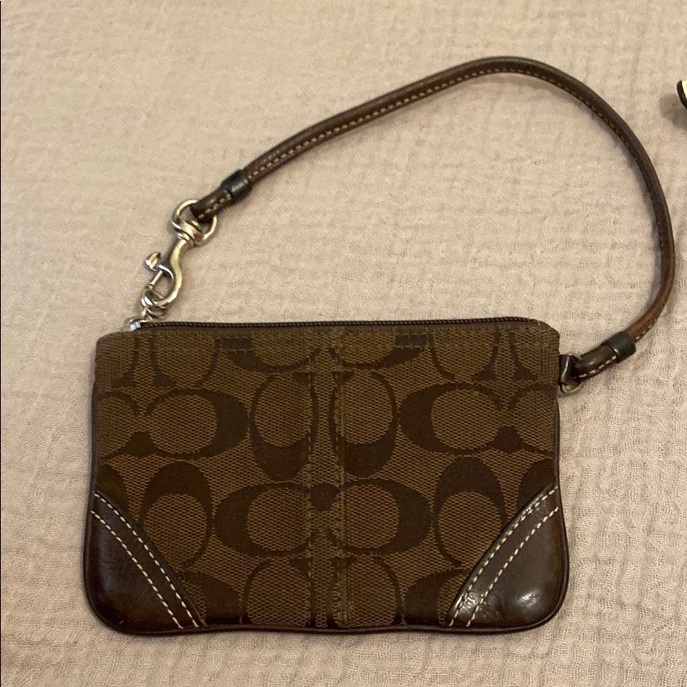 Michael Kors Navy Wallet and Coach Wristlets , card holder Set 3 pieces - Picture 6 of 11